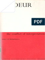 The Conflict of Interpretations Essays in - Paul Ricoeur