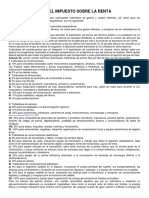 Ley Del Impuesto Sobre La Renta (Depreciacion)