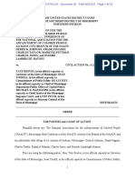 Order Dismissing Randolph - NAACP v. Reeves