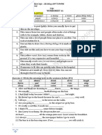 Grade 5 - Worksheet 16