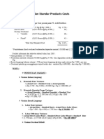 Analisis Varians Dan Standar Products Costs