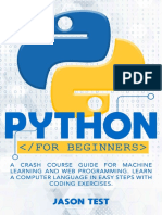 Python For Beginners A Crash Course Guide For Machine Learning and Web Programming (2020) - 40639