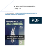 Test Bank For Intermediate Accounting 4th Volume 2 by Lo