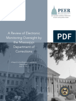 PEER Report On MDOC Electronic Monitoring