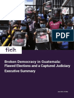 Flawed Elections and A Captured Judiciary: Guatemala Risks Dictatorship