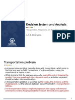 Ask04 - Transportation, Assignment, Transshipment