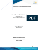 Formato Ejercicio Analisis de Programacion Lineal - Tarea 3 (16-05) 2022