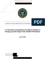 ODNI - Wuhan Lab - June 2023