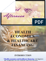 Health Finance and Eonomics