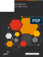AFF's Tax Memorandum - Changes in Finance Bill, 2023 (Pakistan)