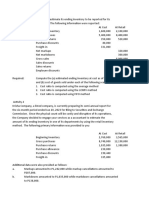 Activity in Inventory Estimation, Retail Inventory