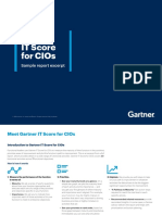 Gartner It Score Sample Report