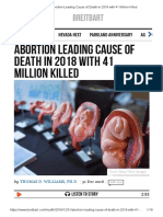 Livro 1 - 003 - Abortion Leading Cause of Death in 2018 With 41 Million Killed