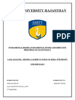 CASE ANALYSIS FR-FD and DPSP