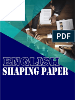 Shaping Paper English