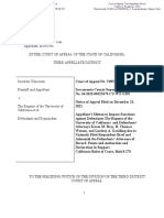 03-10-2023-Appellant's Motion To Impose Sanctions Against The Regents - Waszczuk v. The Regents 3DCA - Case No.C095488