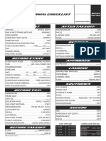 Boeing737 Checkliste 2017