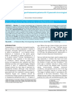 A Comparison of Skeletal Age of Thalassemic Patients of 9 To15 Years With Chronologicalage by Radiography.