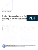 Indian Nationalism and The Historical Fantasy of A Golden Hindu Period