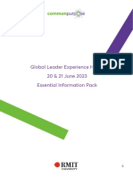 Global Leader Experience Hanoi June 2023 Essential Information Pack