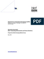 DFID Business Linkages Challenge Fund, BLCF Assessing Achievements and Future Directions, May 2004