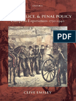Clive Emsley - Crime, Police, and Penal Policy - European Experiences 1750-1940 (2007)