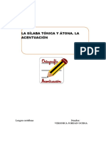 Clasificación de Las Palabras Según El Acento