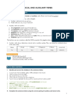 UE2 Â 1 Â Lexical and Auxiliary Verbs