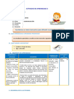 D3 A2 SESION COM. Escribimos Un Texto Instructivo para Difundir Nuestra Diversidad.