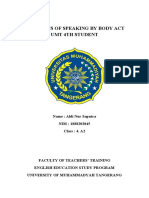 An Analyse of Speaking Gesture Student 4th UMT - Id.en