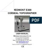 Medmont E300: Corneal Topographer