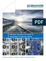 Filtration Solutions For Water and Wastewater Treatment Plants en BOLLFILTER