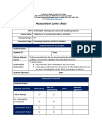 SITXFSA002 Student Assessment Tasks - Updated