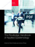 Coady, D., - Chase, J. (Eds.) (2019) - The Routledge Handbook of Applied Epistemology. Routledge.