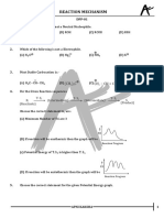 DPP - 01 - Reaction Mechanism