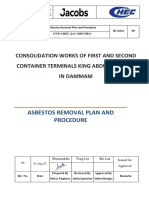 Asbestos Removal Plan and Procedure