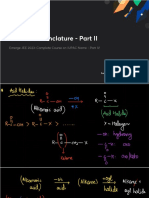 IUPAC Nomenclature