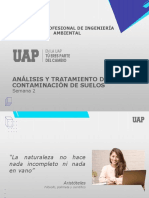 Análisis y Tratamiento de La Contaminación de Suelos Semana 2