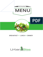 Printable Menu