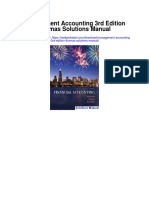 Management Accounting 3rd Edition Thomas Solutions Manual