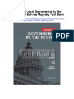 State and Local Government by The People 16th Edition Magleby Test Bank