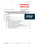 Nigeran Civil Aviation Authority Advisory Circular - Five Phase Process For Remotely Piloted Aircraft Systems Operations Certification in Nigeria