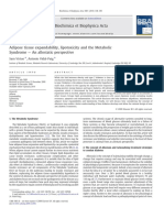 Adipose Tissue Expandability, Lipotoxicity and The Metabolic Syndrome