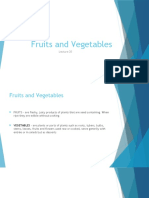 L15 Fruits and Vegetables Lecture