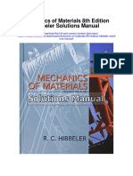 Mechanics of Materials 8th Edition Hibbeler Solutions Manual