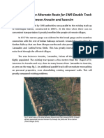 A Proposal For An Alternate Route For SWR Double Track Between Arossim and Issorcim