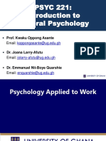 Week 6 - Psychology Applied To Work - 2022-2023