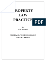 Property Law - Killi Nancwat