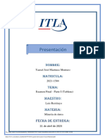 1ra Parte Del Examen Yansel Martinez PDF