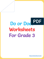 Do or Does Worksheets For Grade 3